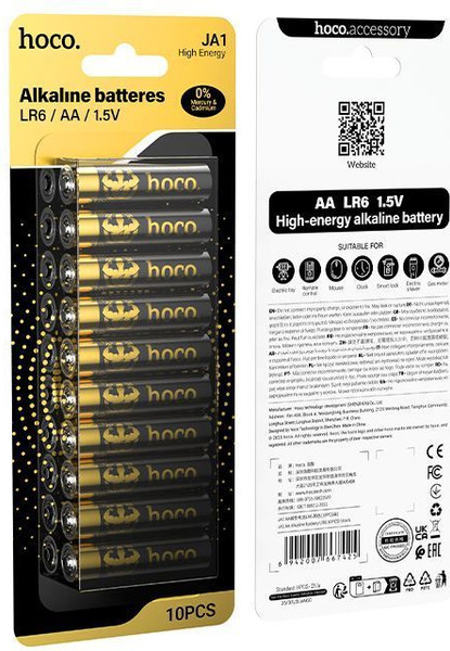 Изображение товара Комплект батареек Hoco LR06 Plus/10ВР (10шт)