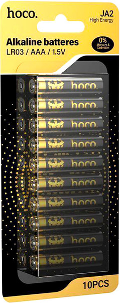 Изображение товара Комплект батареек Hoco LR03 Plus/10ВР (10шт)