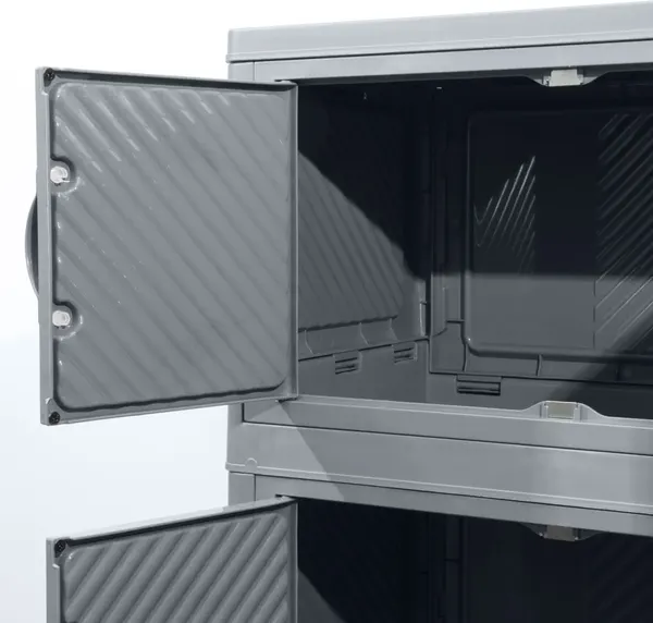 Изображение товара Комод пластиковый Runis 56х34х126см / 16-26 (графит)