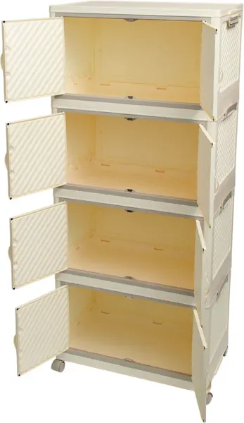 Изображение товара Комод пластиковый Runis 56х34х126см / 16-25 (сливочный)