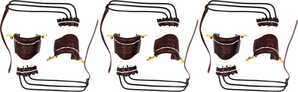 Изображение товара Комплект луз бильярдных Weekend RU-M3 / 71.001.03.0 (лен, коричневая кожа)