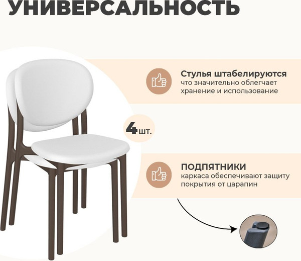 Изображение товара Стул Sheffilton SHT-S180 (нежно-мятный/капучино)