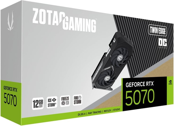 Изображение товара Видеокарта Zotac GeForce RTX 5070 Twin Edge OC (ZT-B50700H-10P)