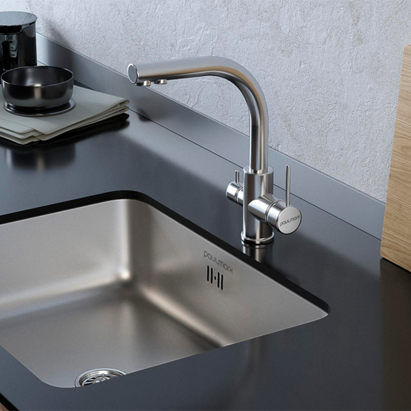 Изображение товара Смеситель Paulmark Essen Es213011-BS (брашированная сталь)