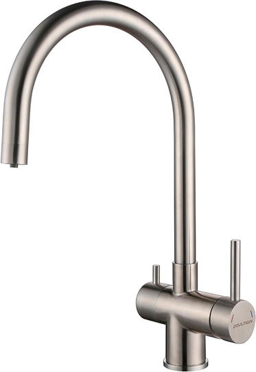 Изображение товара Смеситель Paulmark Heller He213218-BS (брашированная сталь)