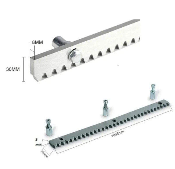 Изображение товара Рейка для ворот Прогейт ROA8KIT10