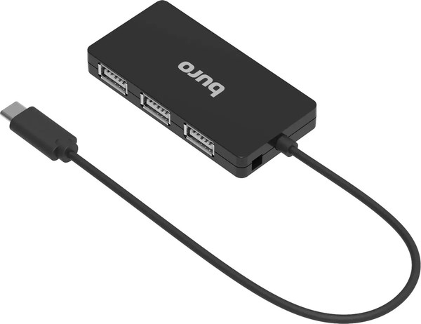 Изображение товара USB-хаб Buro BPH-C-1730 / BU-USBC-HUB-4U21 (черный)