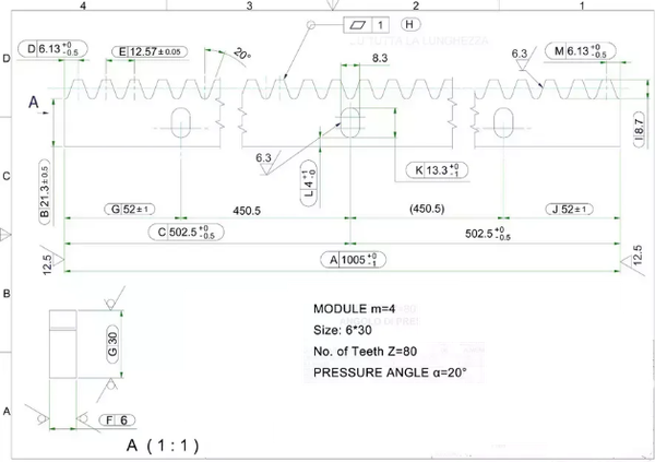 Изображение товара Рейка для ворот Прогейт ROA6KIT10