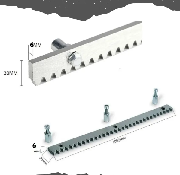 Изображение товара Рейка для ворот Прогейт ROA6KIT10