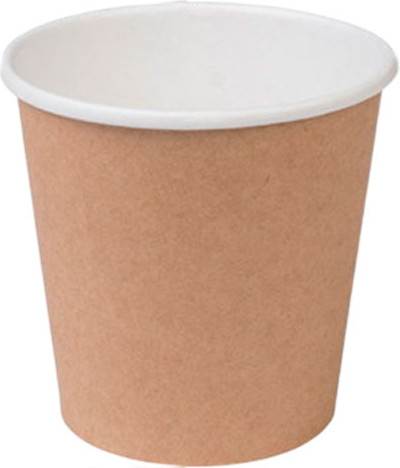 Изображение товара Набор бумажных стаканов Лекс Однослойные (6шт, 100мл, крафт)
