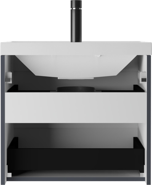 Изображение товара Тумба под умывальник Домино Unit 60 Tower В2 (графит)