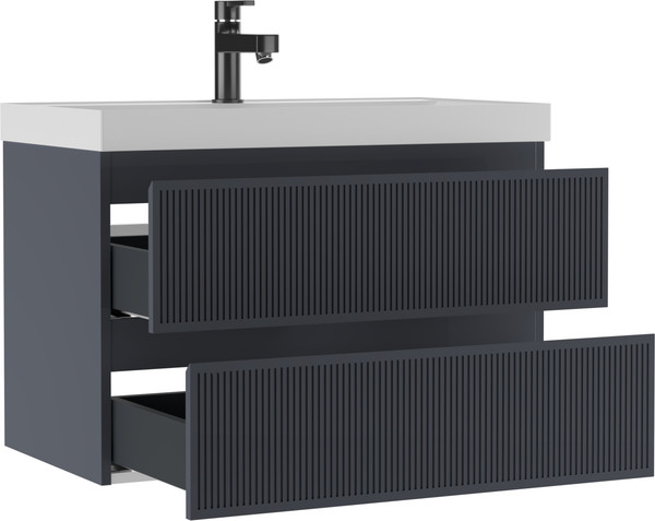 Изображение товара Тумба под умывальник Домино Unit 80 Tower В2 (графит)