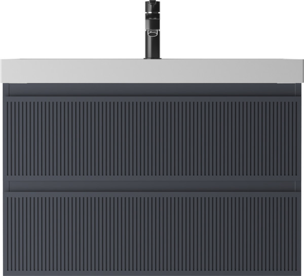 Изображение товара Тумба под умывальник Домино Unit 80 Tower В2 (графит)