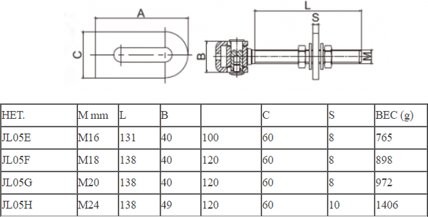 Изображение товара Петля воротная Прогейт JL05G