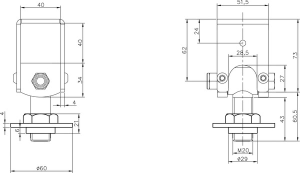 Изображение товара Петля воротная Прогейт JL131C