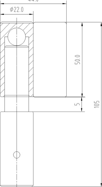 Изображение товара Петля воротная Прогейт JL54AR/2 (2шт)