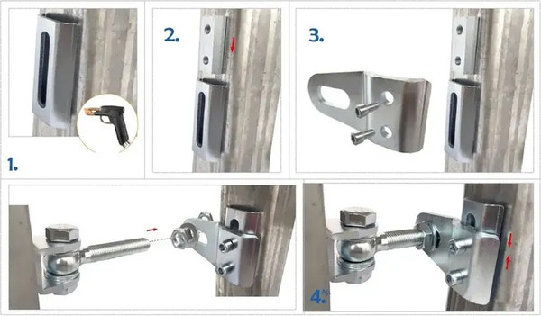 Изображение товара Петля воротная Прогейт JL84A