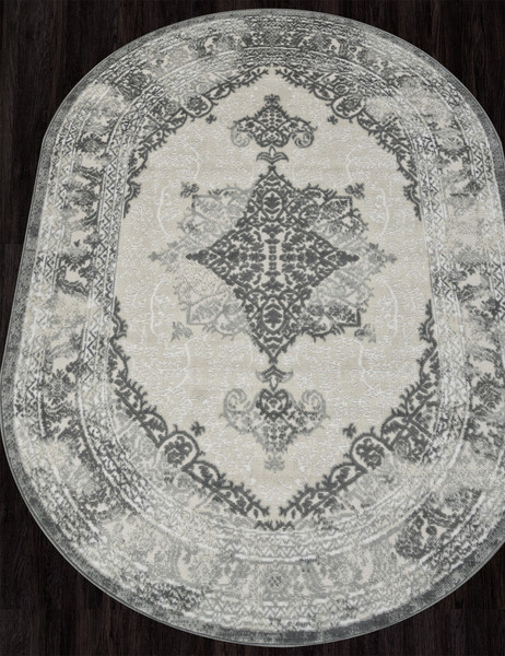 Изображение товара Ковер Merinos Cuba F265-OVAL-BLUE (2x3)