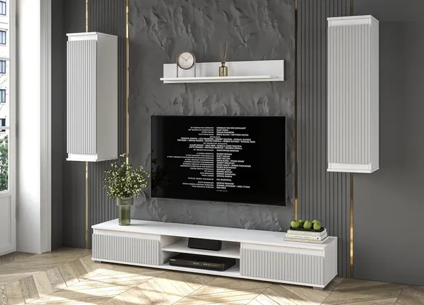 Изображение товара Горка для гостиной Interline Neo-10 (белый платинум/грей)