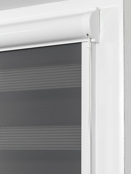 Изображение товара Рулонная штора кассетная Sundays Home UNI-2 LB 11-10 43х160 (серый, левая)