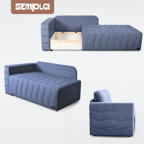 Изображение товара Тахта SEMPLA Орион правый (мора деним)