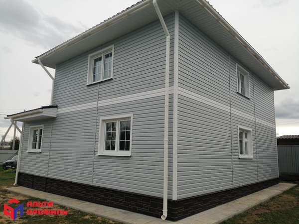 Изображение товара Сайдинг Альта-профиль Виниловый Т-01-3.00м (светло-серый)