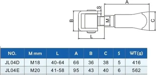 Изображение товара Петля воротная Прогейт JL04D