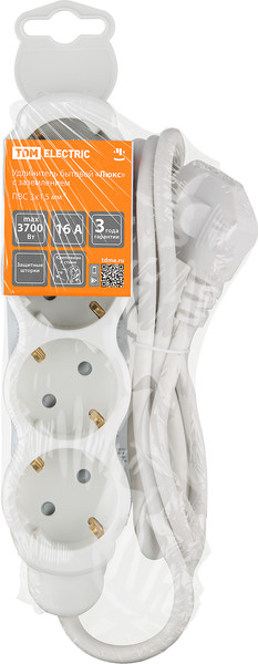Изображение товара Удлинитель TDM Люкс SQ1303-4059