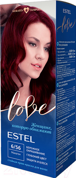Изображение товара Крем-краска для волос Estel Love 6/56 (махагон)