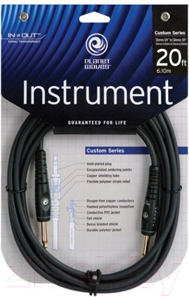 Изображение товара Кабель гитарный Planet Waves PW-G-20