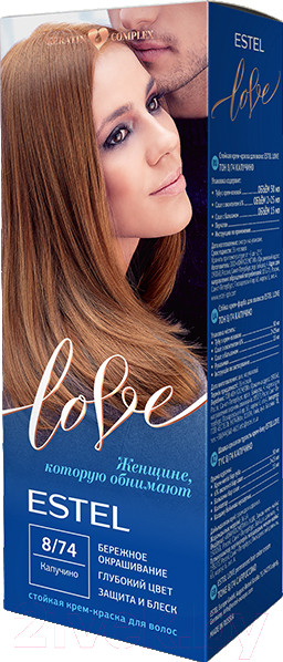 Изображение товара Крем-краска для волос Estel Love 8/74 (капучино)