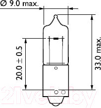Изображение товара Автомобильная лампа Philips 12146CP