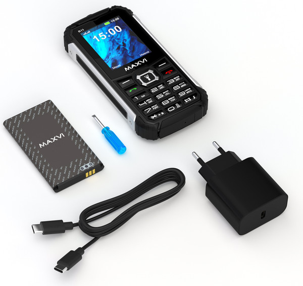 Изображение товара Мобильный телефон Maxvi R11 (черный)