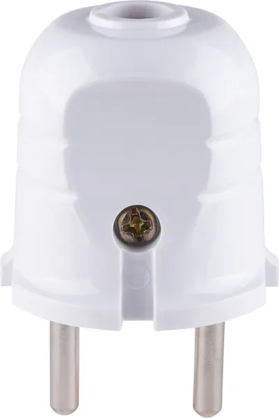 Изображение товара Вилка штепсельная TDM 10А 250В SQ1806-0209 (белый/красный)