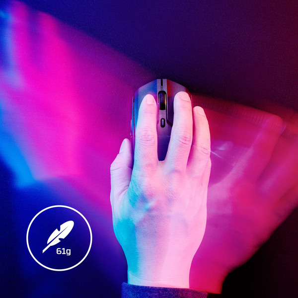 Изображение товара Мышь HyperX Haste 2 / 6N0B0AA (черный)