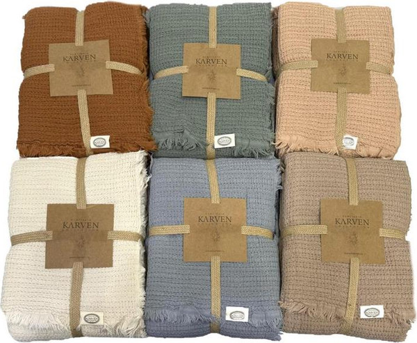 Изображение товара Плед Sarev Евро 220x240 / PL027 SIMA v3/Koyu kahve