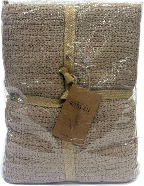 Изображение товара Плед Sarev Евро 220x240 / PL027 SIMA v3/Koyu kahve