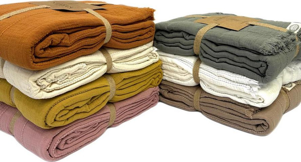 Изображение товара Плед Sarev Евро 220x240 / PL029 IZGI v1/Beyaz