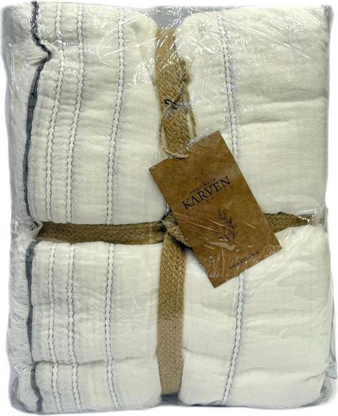 Изображение товара Плед Sarev Евро 220x240 / PL029 IZGI v1/Beyaz