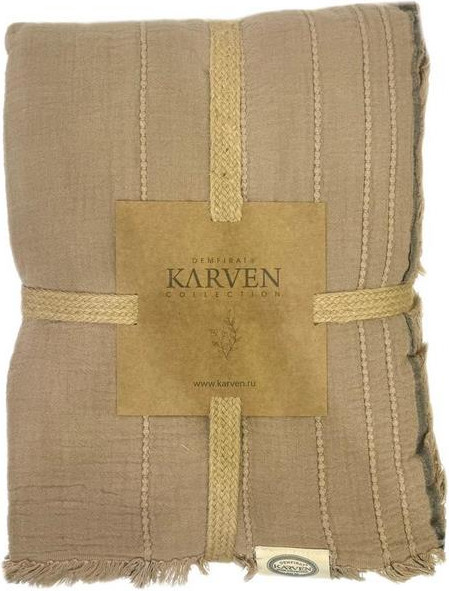 Изображение товара Плед Sarev Евро 220x240 / PL029 IZGI v3/Koyu kahve