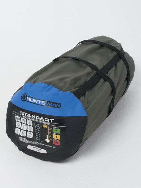 Изображение товара Спальный мешок Huntsman Standart Антрацит Cats eye (-10°)