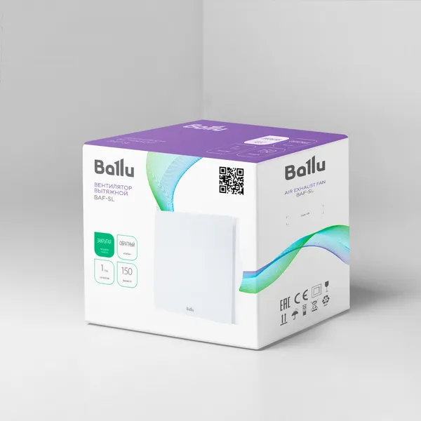 Изображение товара Вентилятор накладной Ballu BAF-SL 150 V