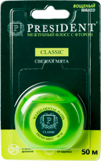 Изображение товара Зубная нить PresiDent Classic (50м)