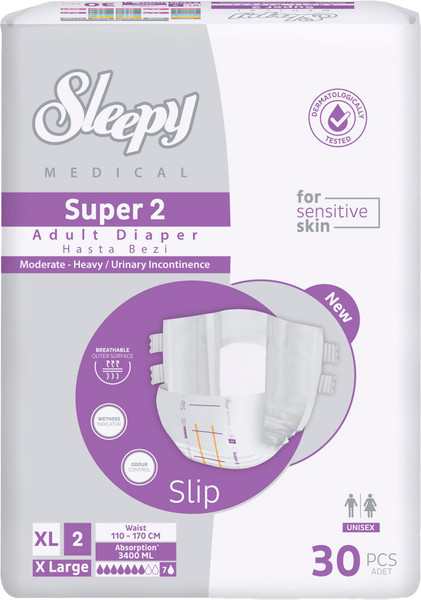Изображение товара Подгузники для взрослых Sleepy Adult diaper Xlarge Super 2-30 (30шт)