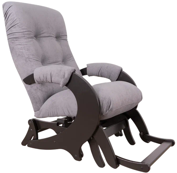 Изображение товара Кресло-маятник Glider Стронг (темно-серый/венге)