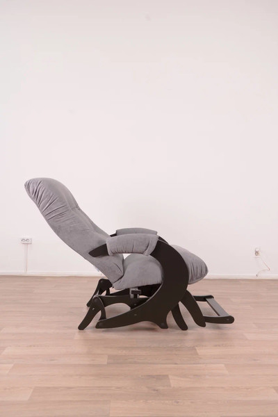 Изображение товара Кресло-маятник Glider Стронг (темно-серый/венге)