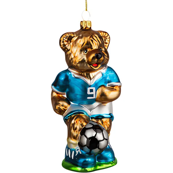 Изображение товара Елочная игрушка Erich Krause Decor. Мишка футболист / 64404