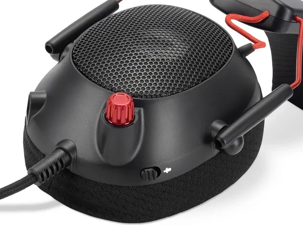 Изображение товара Наушники-гарнитура Оклик HS-L305G (черный/красный)