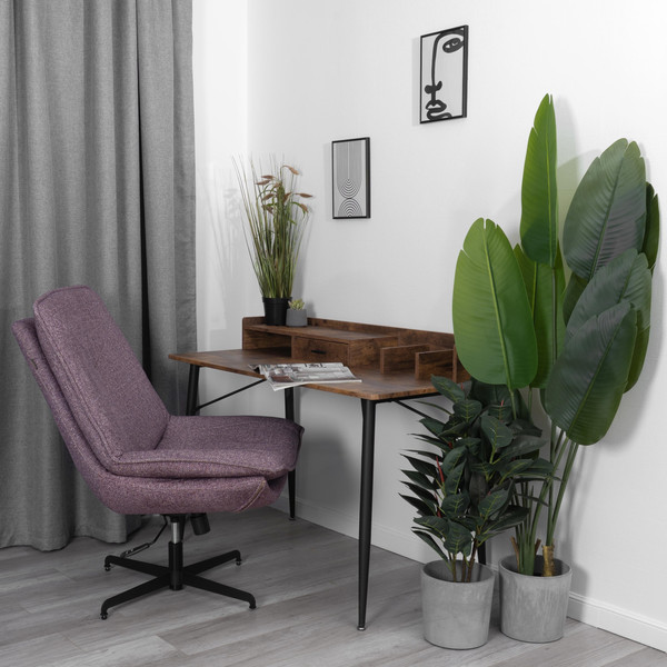 Изображение товара Кресло мягкое Tetchair Cosmo (велюр/букле, VT shape wood rose)