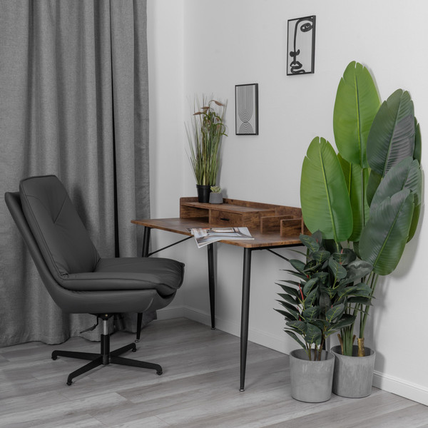 Изображение товара Кресло мягкое Tetchair Cosmo экокожа (графит)